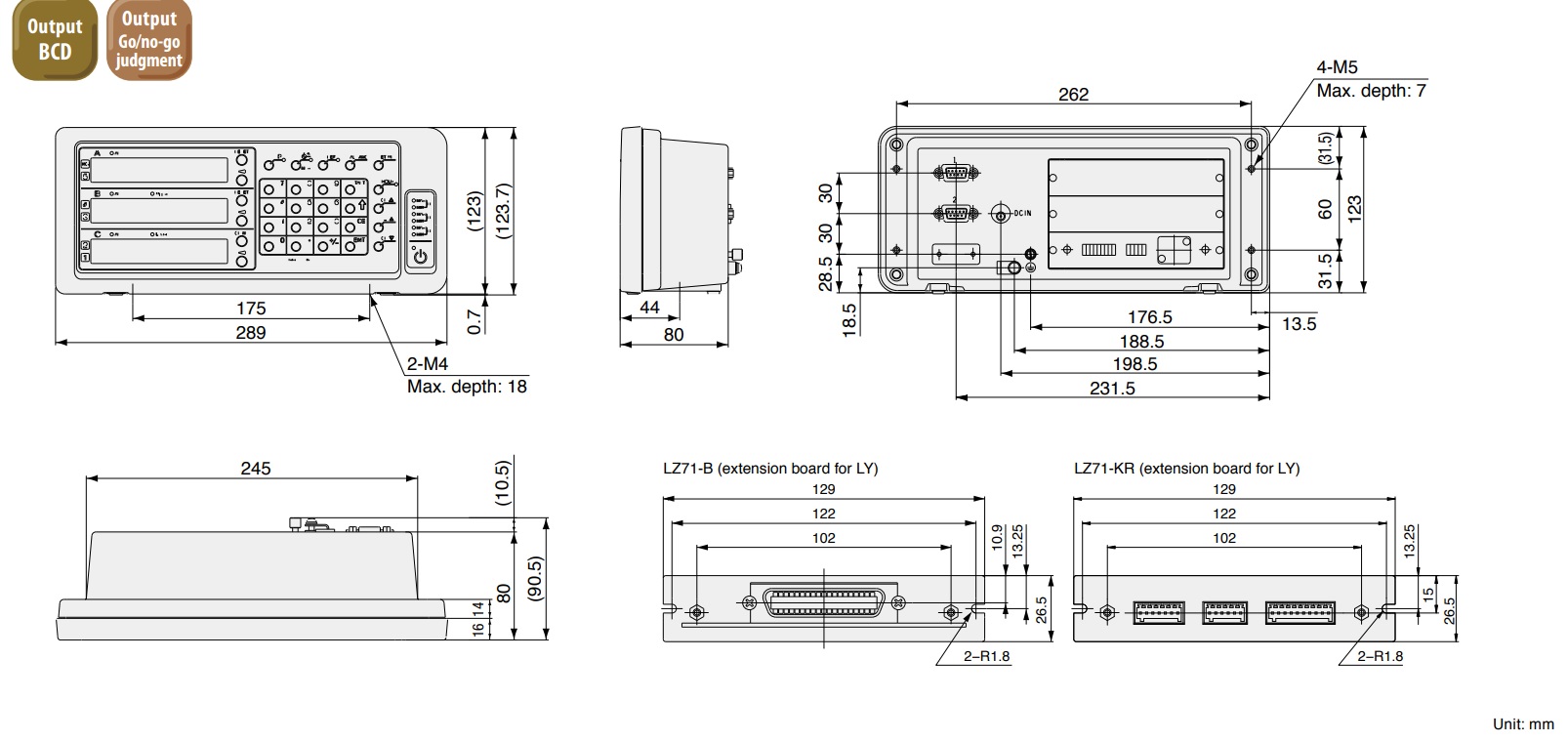 LY71尺寸 LY71尺寸